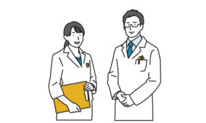 男性医師と女性医師