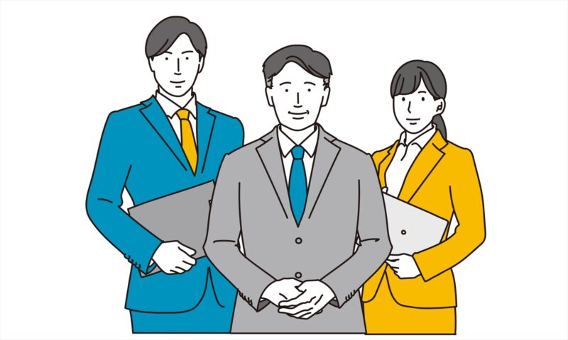 男女三人のビジネスパースン