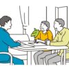 年配夫婦と男性ビジネスパースン